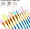 12-Piece Professional Paint Brush Set – Flat & Round Tip Brushes for Acrylic, Watercolor & Oil Painting